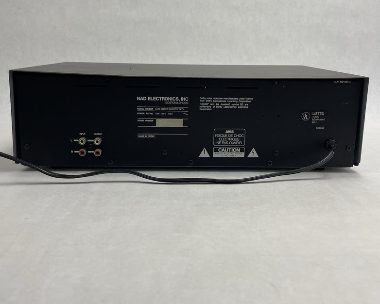 NAD 6325 Stereo Cassette Deck For Parts