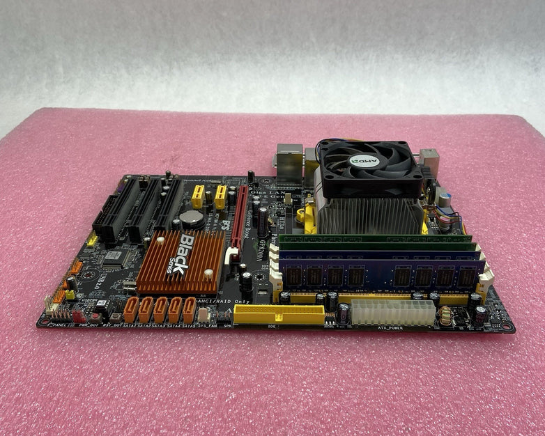 ECS GeForce 8200M-A Motherboard AMD Athlon 64 X2 2.21GHz 8GB RAM w/Shield