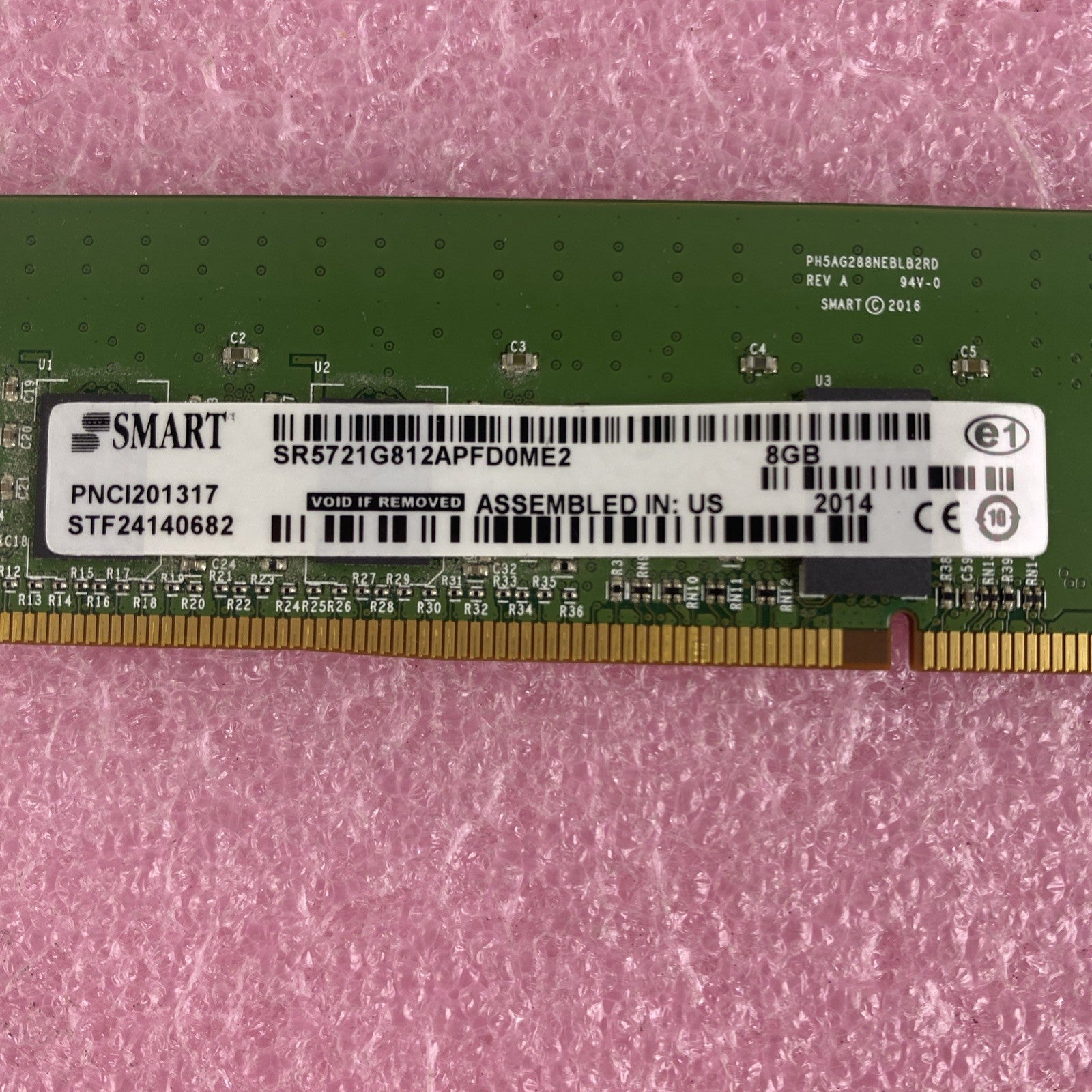 Smart SR5721G812APFD0ME2 8GB memory Module Ram2