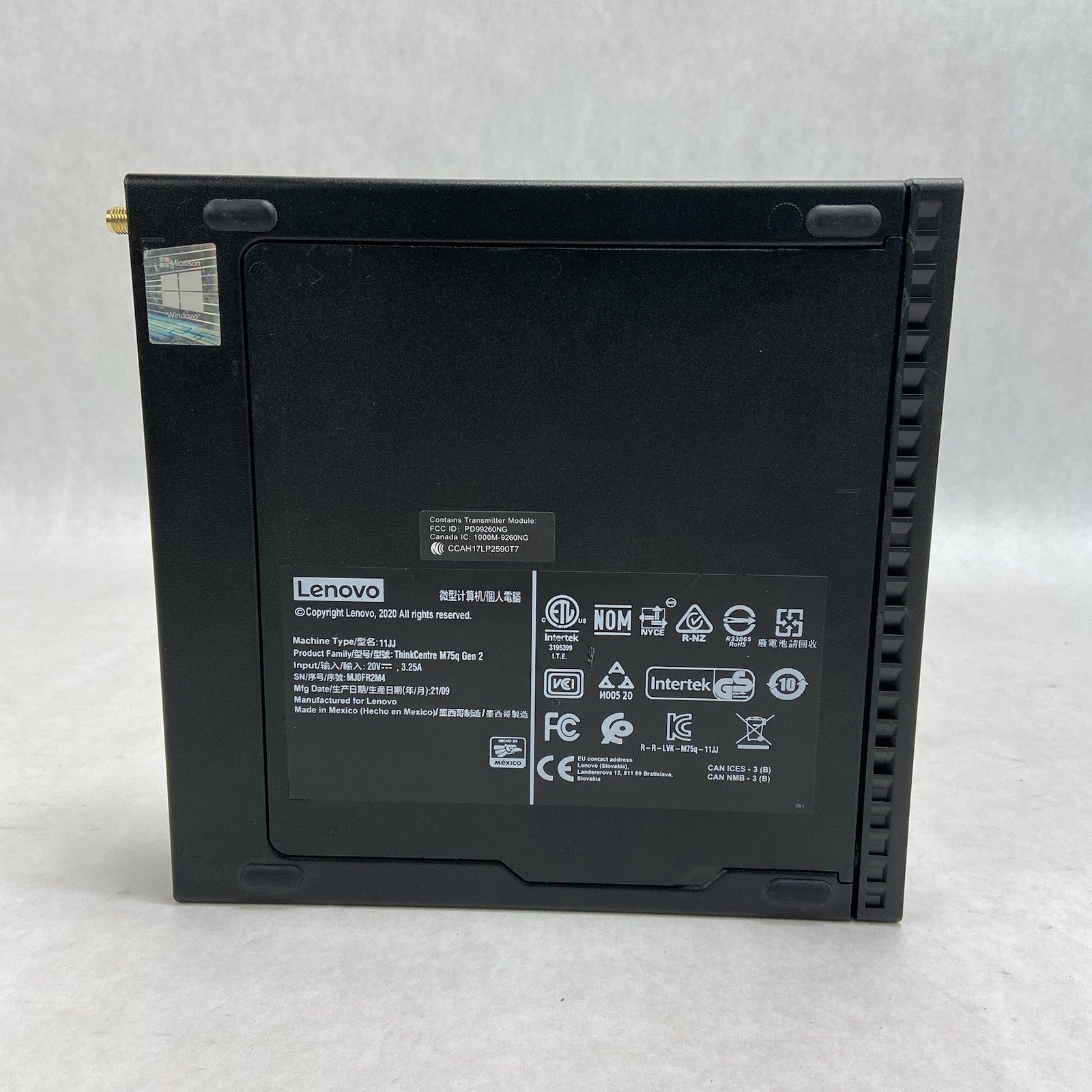 Lenovo ThinkCentre M75Q Gen 2 Micro AMD Ryzen 5 Pro 4650GE 3.3GHz 8GB RAM NoHDD4