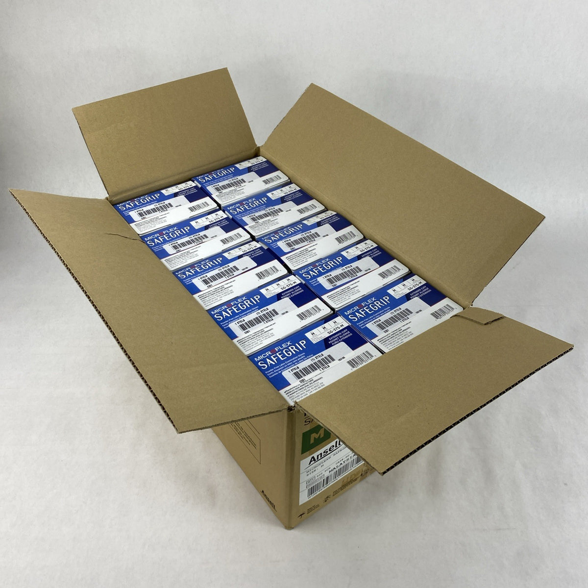 Ansell Microflex SafeGrip SG-375-M Latex Exam Gloves Medium - 500 Count0