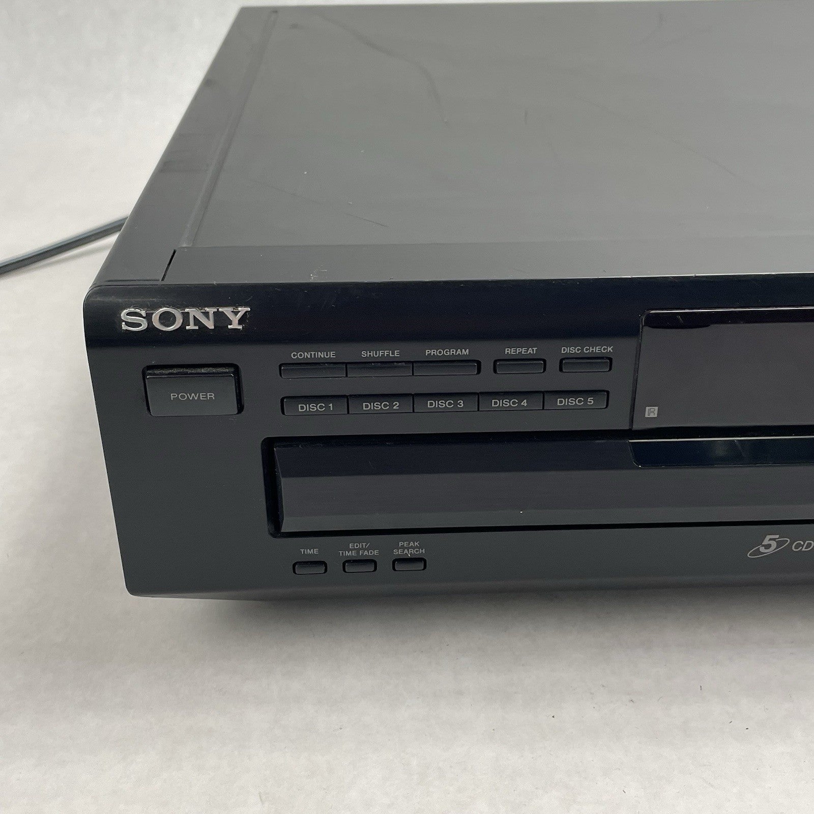 Sony CDP-CE315 5 Disc Changer CD Player Tested Plays No Screen3