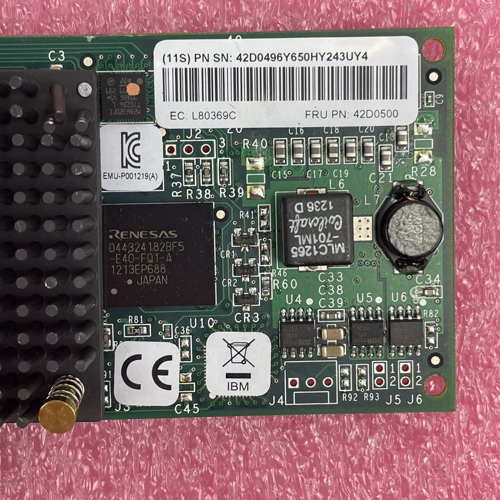 Emulex IBM P002181-01B LightPulse 8GB Dual Port PCI-E Fiber Channel Lot of 6