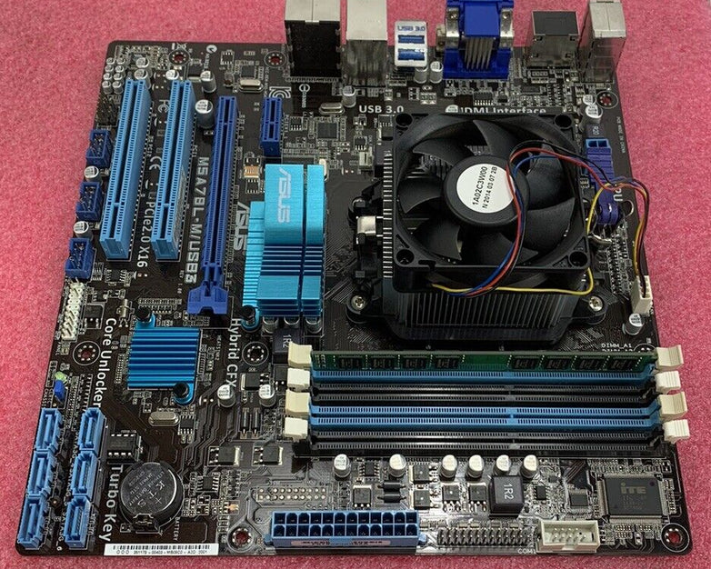 ASUS M5A78L-M/USB3 Motherboard AMD FX-4300 2.8GHz 8GB RAM w/Shield