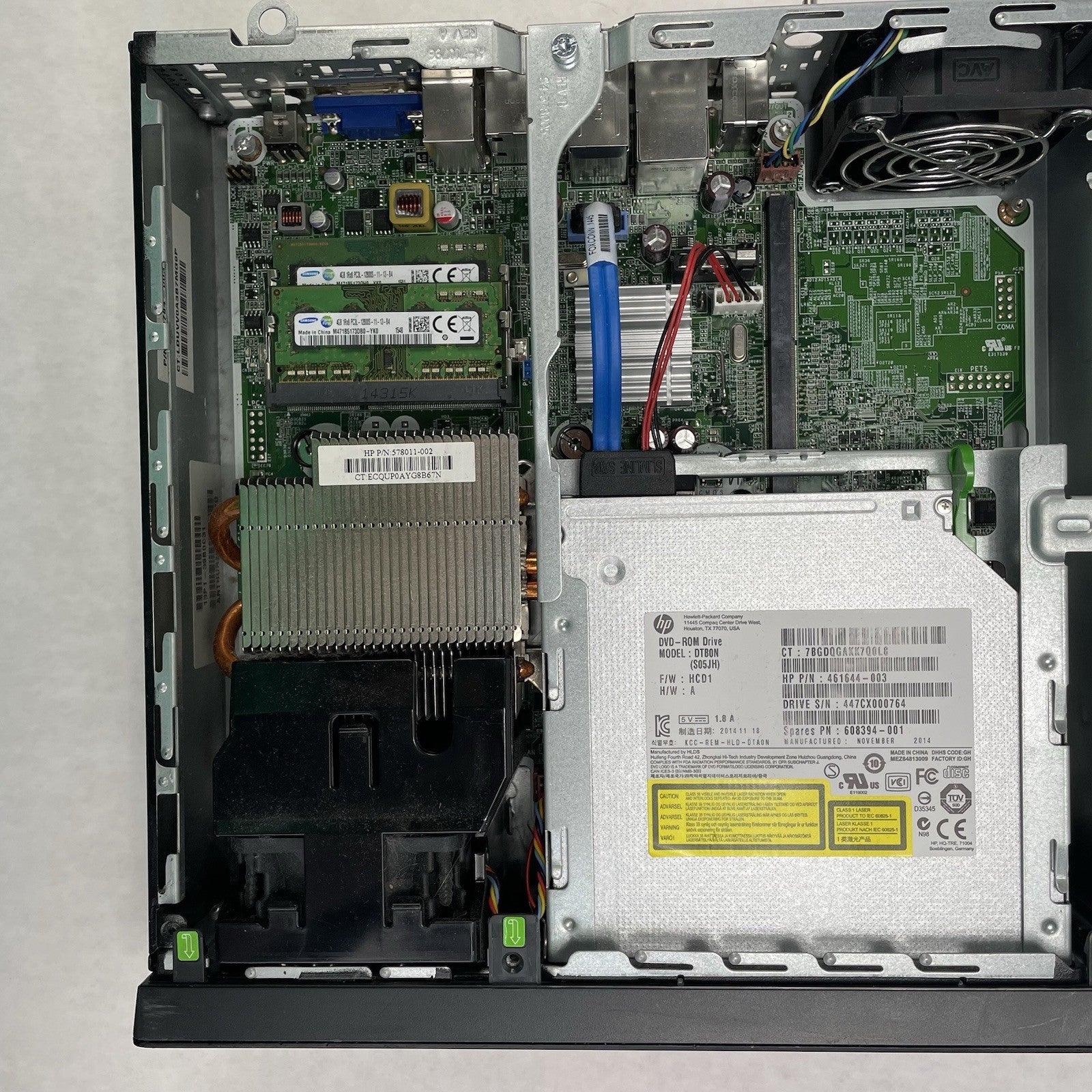 HP EliteDesk 800 G1 USFF Intel Core i5-4570S 3.00 GHz 8 GB RAM No HDD OS