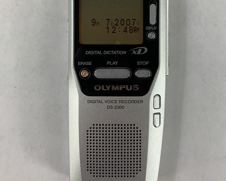Olympus DS-2300 Digital Voice Recorder - Power Tested