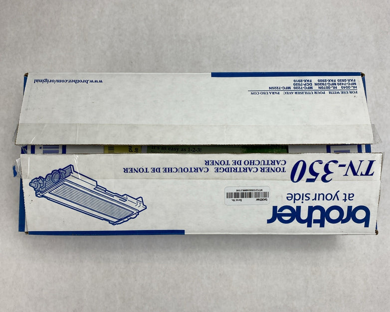 Genuine Brother TN-350 Black Toner Cartridge 2500 Pages - Open Box