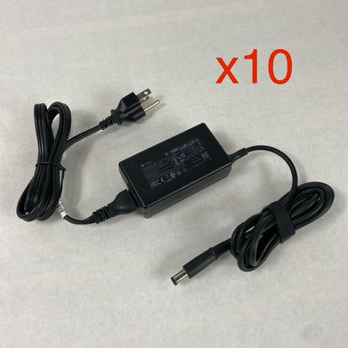 HP TPN-LA16 65W 19.5V 3.33A 7.4mm Laptop AC Adapter w/ Power Cord (Lot of 10)