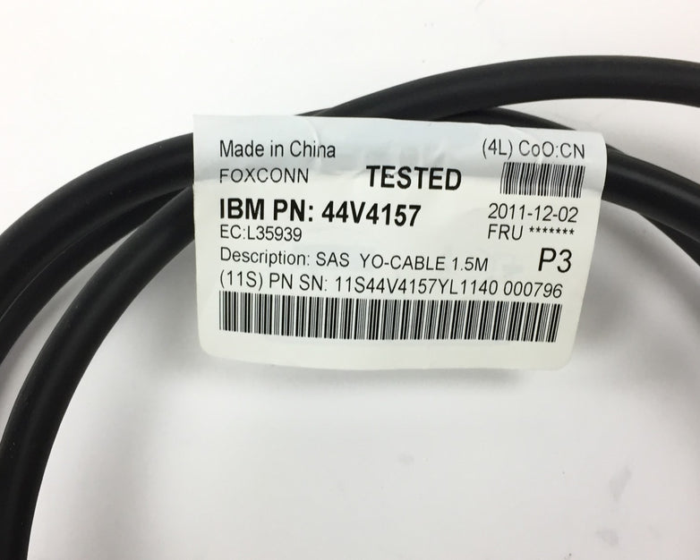 IBM 44V4157 3GB SAS Cable Adapter SAS Single Controller/Dual Path