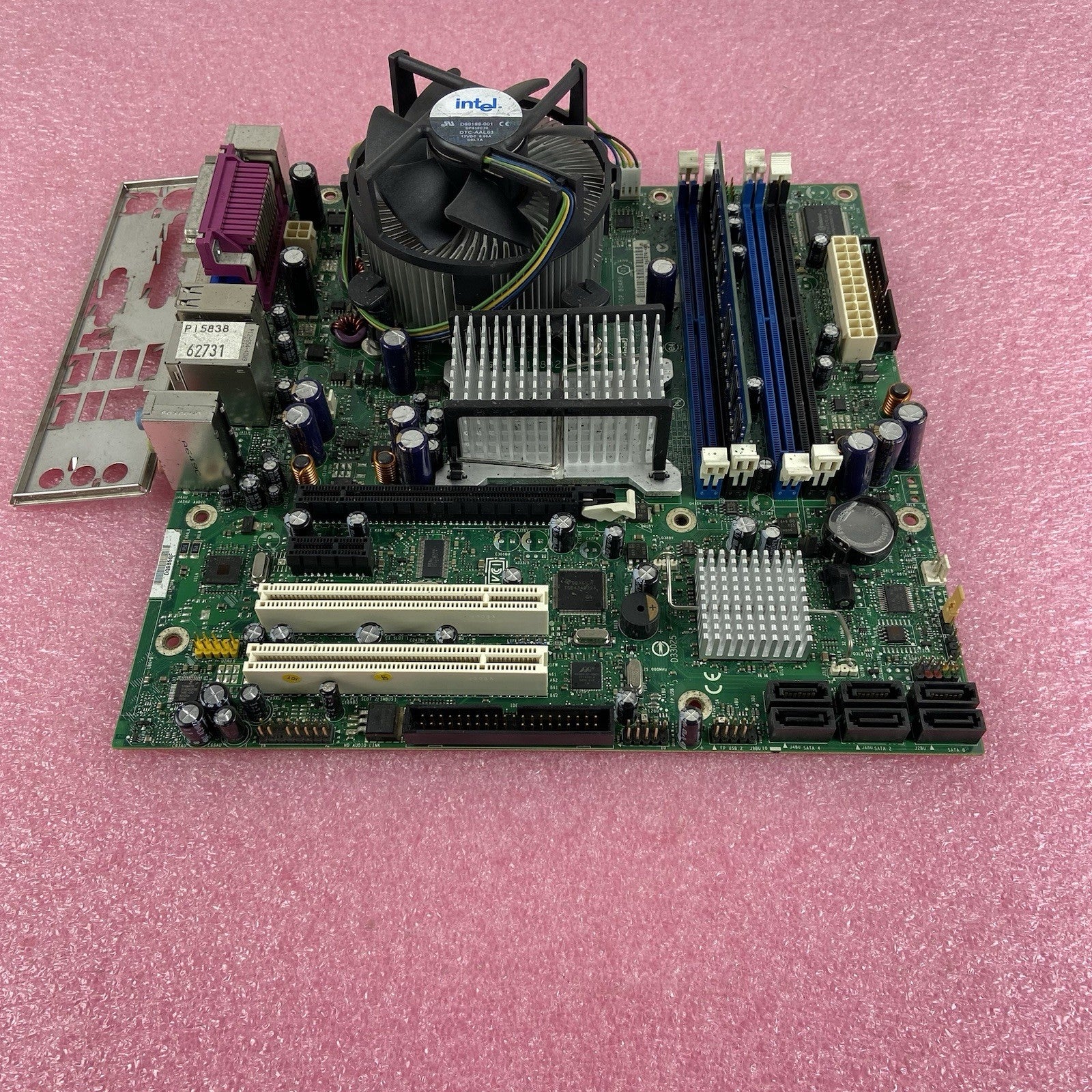 Intel DQ965GF Motherboard Intel Core 2 Duo 6400 2.13GHz 2GB RAM w/IO5