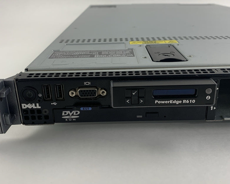 Dell PowerEdge R610 Server 2x Xeon E5620 2.4 GHz 48 GB Ram No OS No HDD