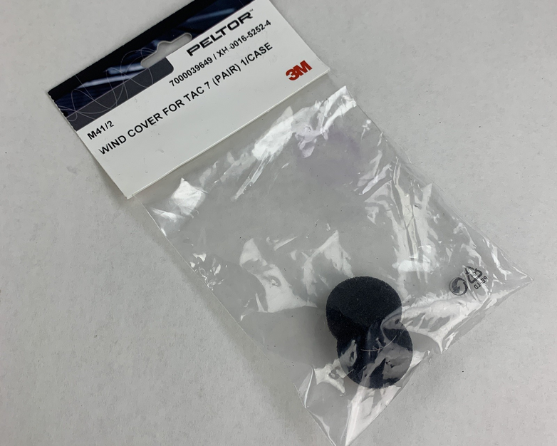 3M Peltor 341/2 XH-0016-5252-4 Wind Cover For Tac 7 Pair 700039649