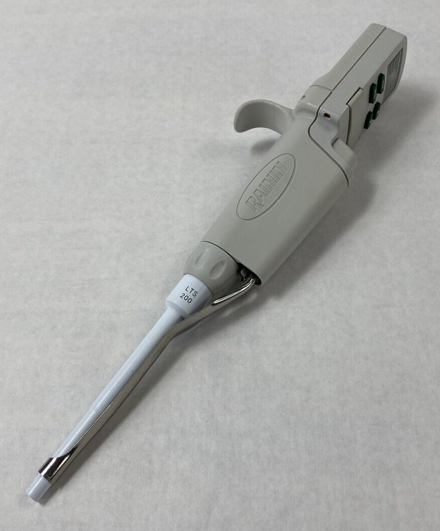 RAININ EDP3 LTS 200 20-200 uL Single Channel Electronic Pipette Untested