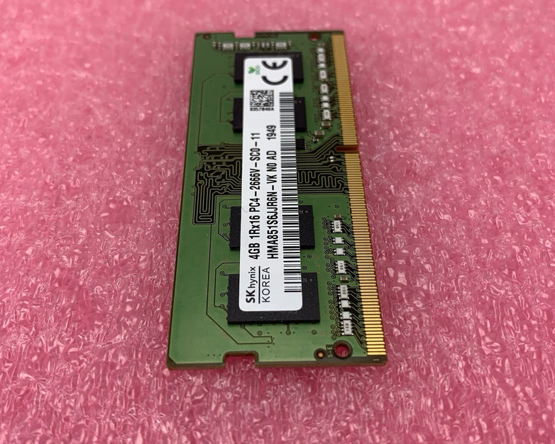 SK Hynix HMA851S6JJR6N-VK PC4-2666V-SC0-11 4GB 1Rx16 Desktop Memory RAM Lot of 2