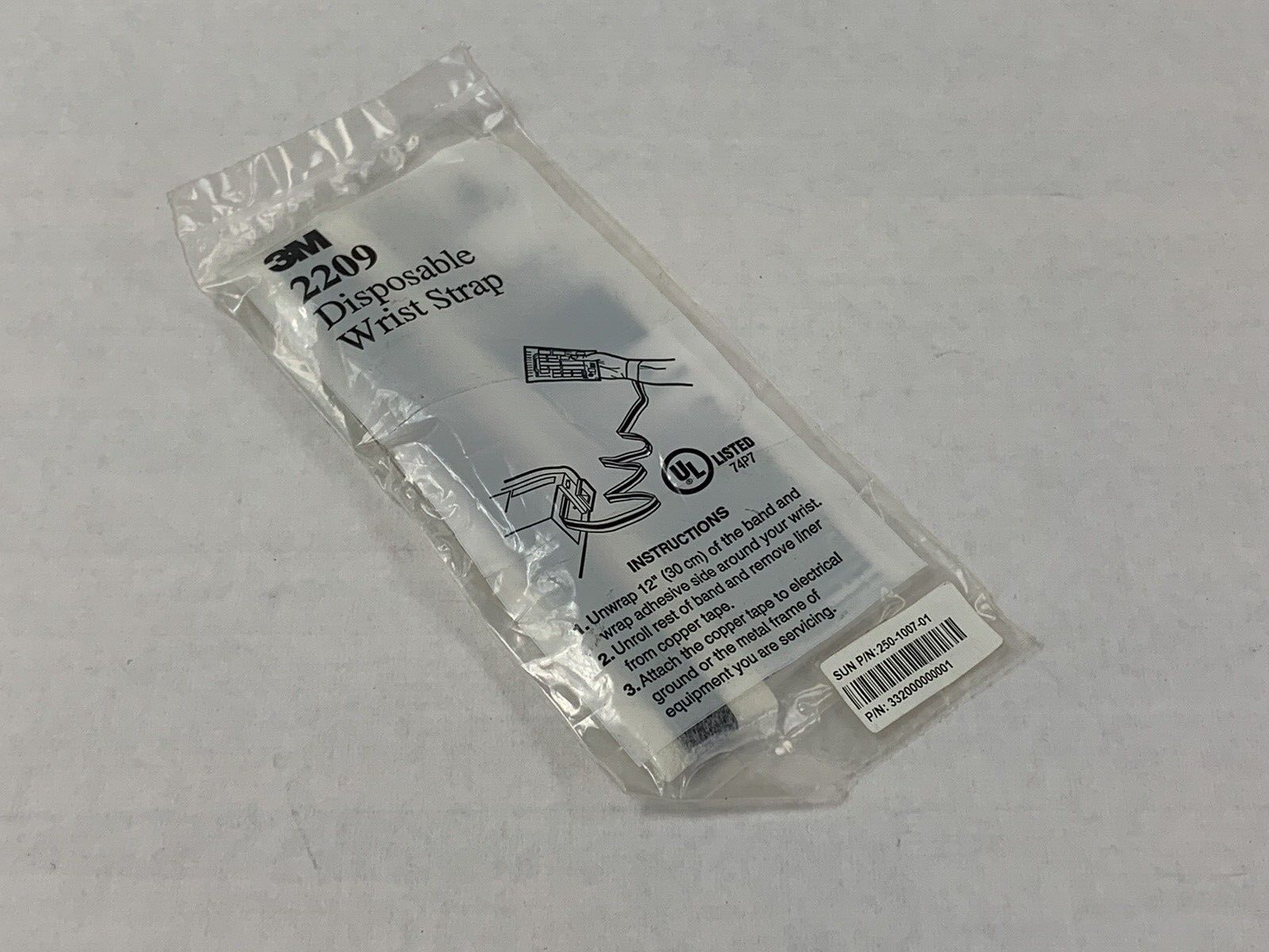 SUN 250-1007-01 Brand 3M 2209 Static Protection Wrist Grounder Lot of (6)