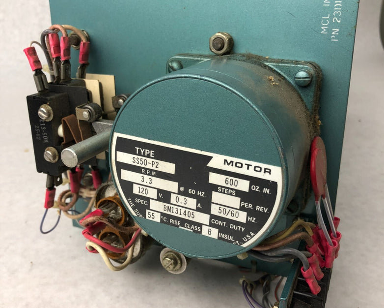 Superior Electric Stepper Precision Motor SS50-P2 120VAC 0.3A 3.3RPM BM131405