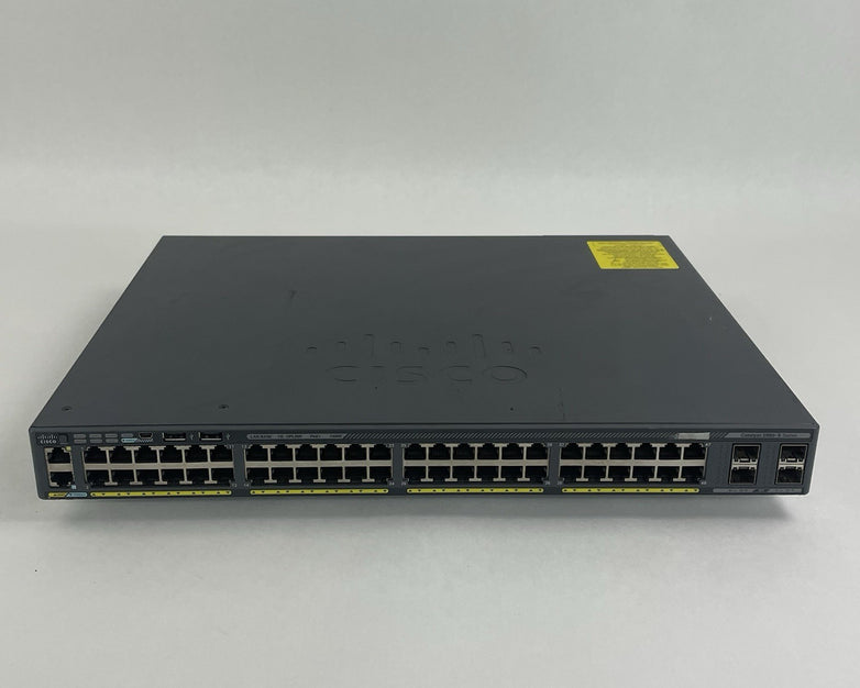 Cisco WS-C2960X-48FPS-L  48 port GIG POE+ Switch Tested & Reset