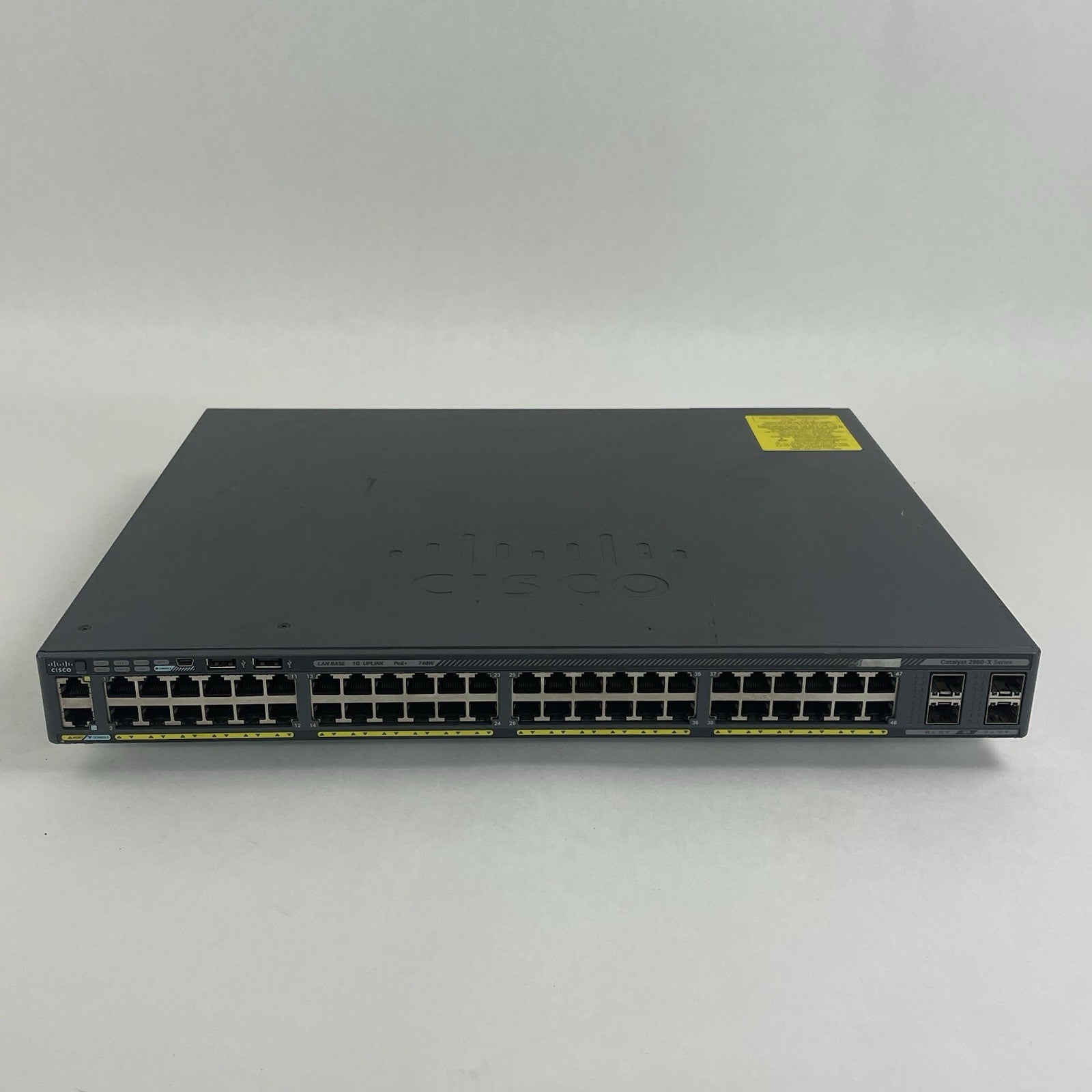 Cisco WS-C2960X-48FPS-L  48 port GIG POE+ Switch Tested & Reset1