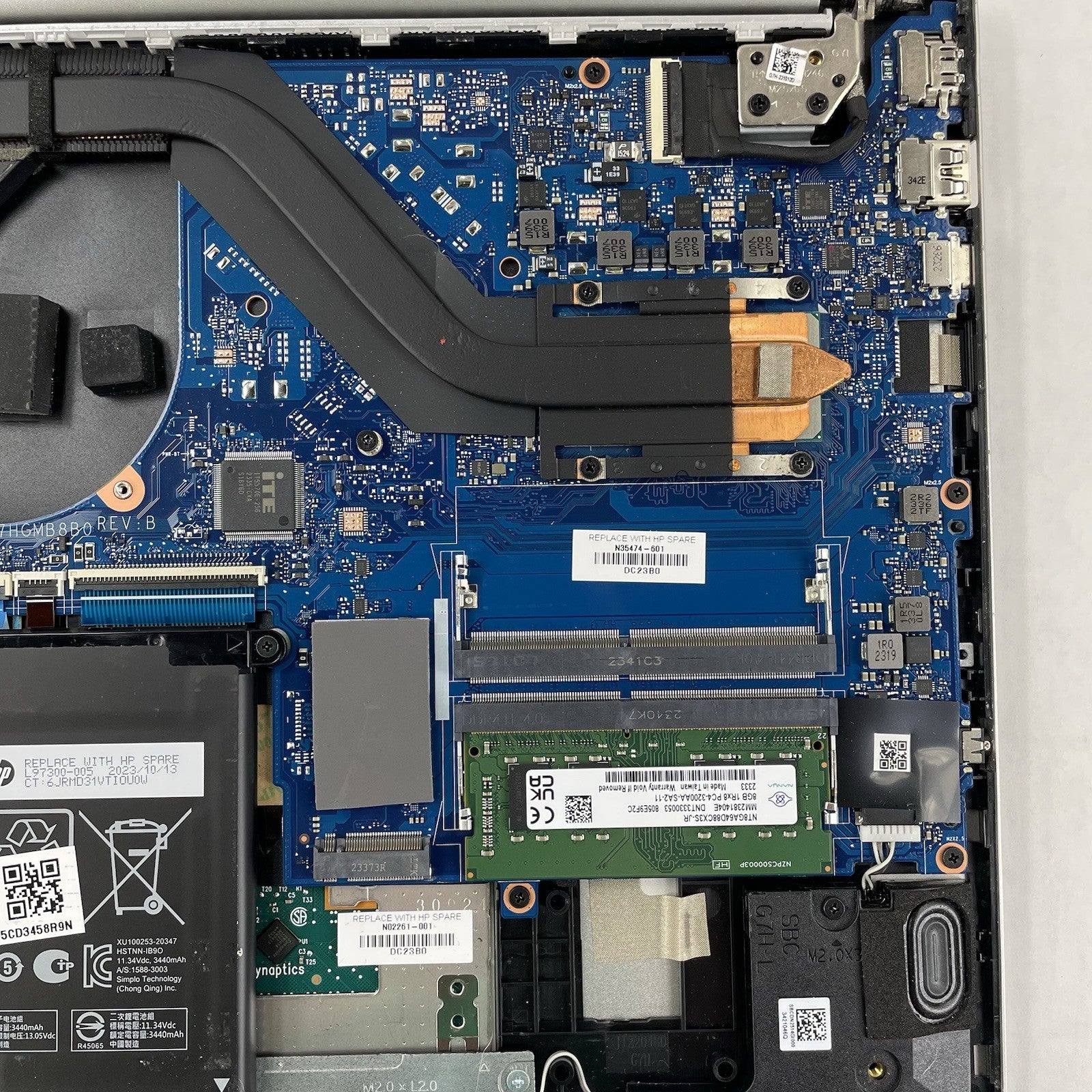 HP Pavilion 15t-eg300 15.6" i7-1355U 3.70 GHz 8 GB RAM No SSD/OS/AC17
