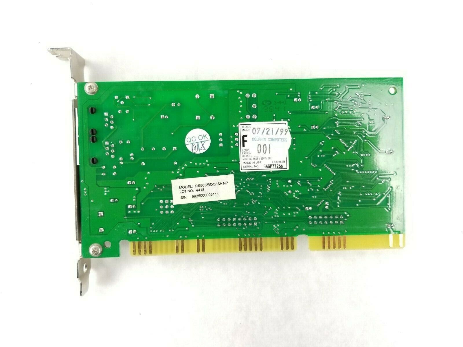 Best Data RS56SF/DC/ISA NP 56K ISA Modem