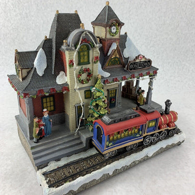 Vintage Hometown Timeless Moments Christmas Train Station