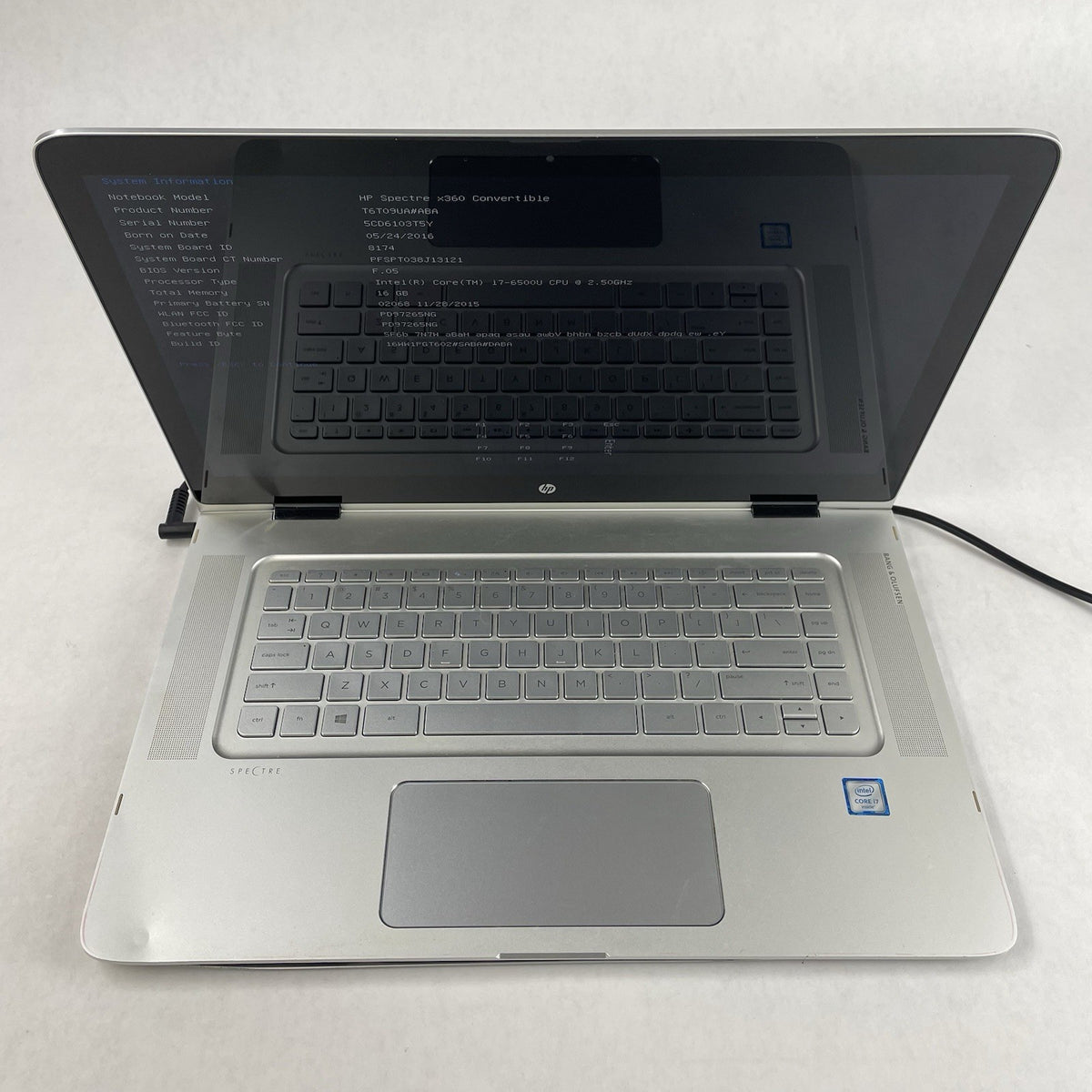 HP Spectra x360 15.6" i7-6500U 2.50 GHz 16 GB RAM No SSD/OS/AC2