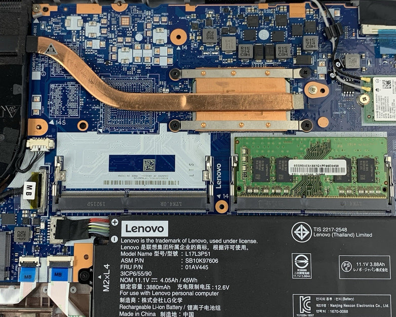 Lenovo Thinkpad E590 15.6" Laptop I7-8565U 1.80 GHZ 8 GB RAM No OS/HDD/AC/CMOS