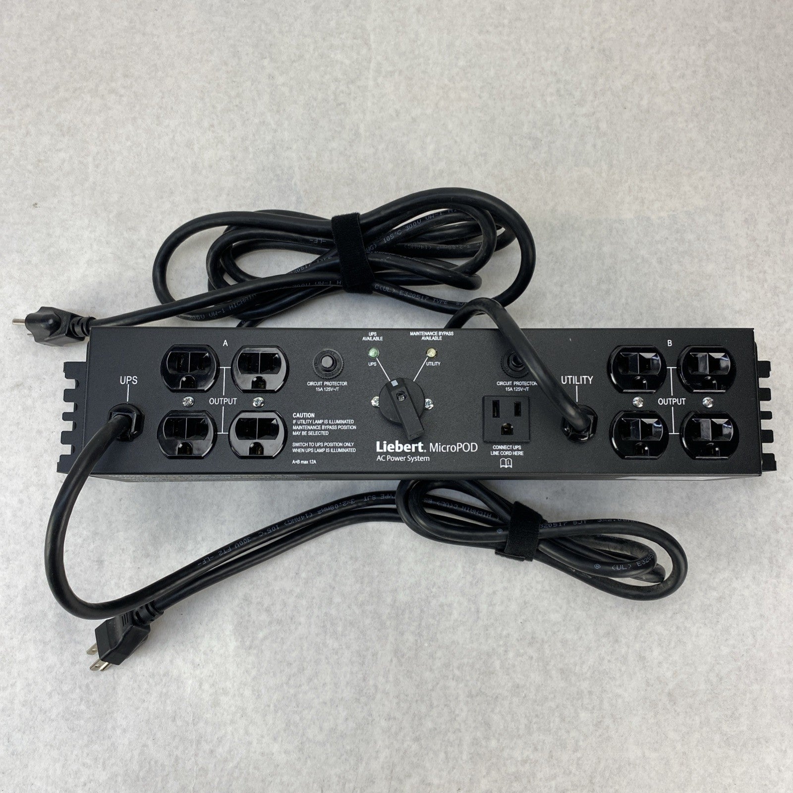 Emerson MP2-115A Liebert MicroPOD AC Power System 120V 12A1