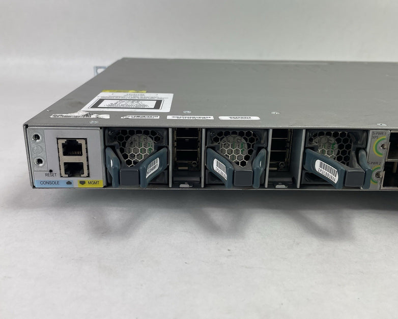 Cisco Catalyst WS-C3850-48U-S V06 48 Port Switch Tested w/C3850-NM-2-10G 2x PSUs