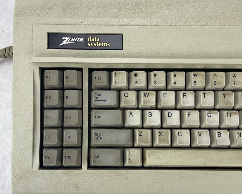 Zenith Data Systems Z-150 Keyboard Green Alps