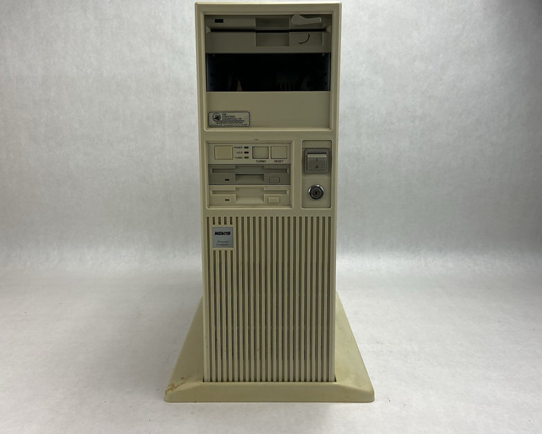 Unbranded Vintage Beige AT Mid Tower Computer Case Power Win 220A 220W PSU
