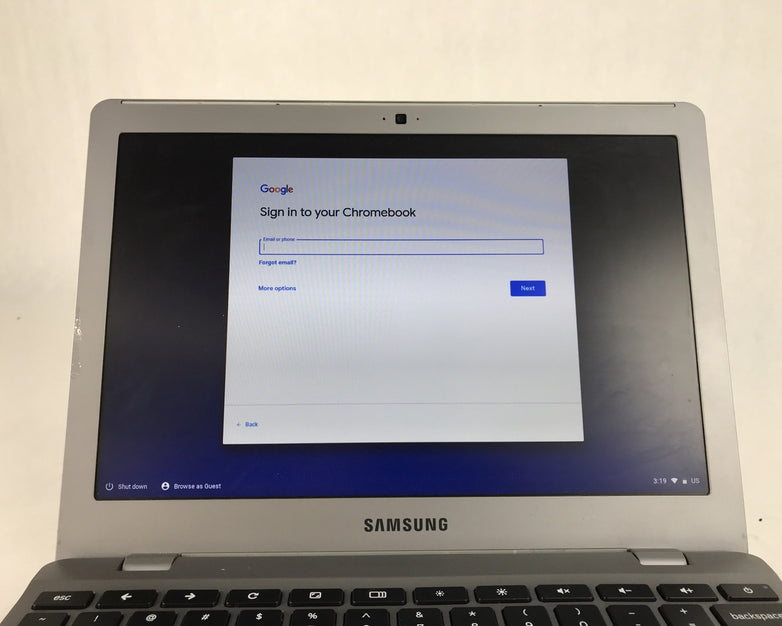Samsung XE550C22 Chromebook - Celeron 1.30 GHz 4GB Ram 16GB - Battery Below 50%