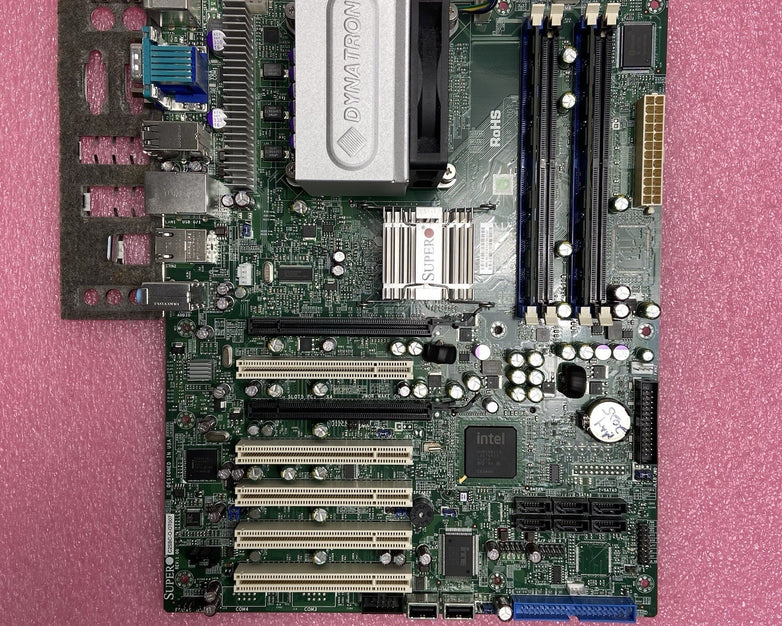 Supermicro C25BC-Q Motherboard Intel Core 2 Duo E8400 3GHz 4GB RAM w/Shield