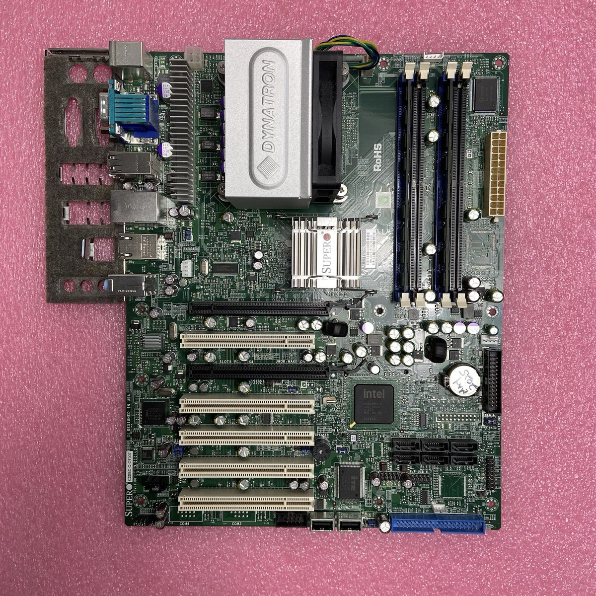 Supermicro C25BC-Q Motherboard Intel Core 2 Duo E8400 3GHz 4GB RAM w/Shield5