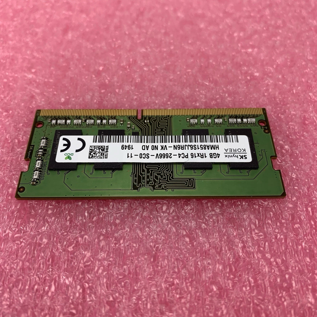 SK Hynix HMA851S6JJR6N-VK PC4-2666V-SC0-11 4GB 1Rx16 Desktop Memory RAM Lot of 23