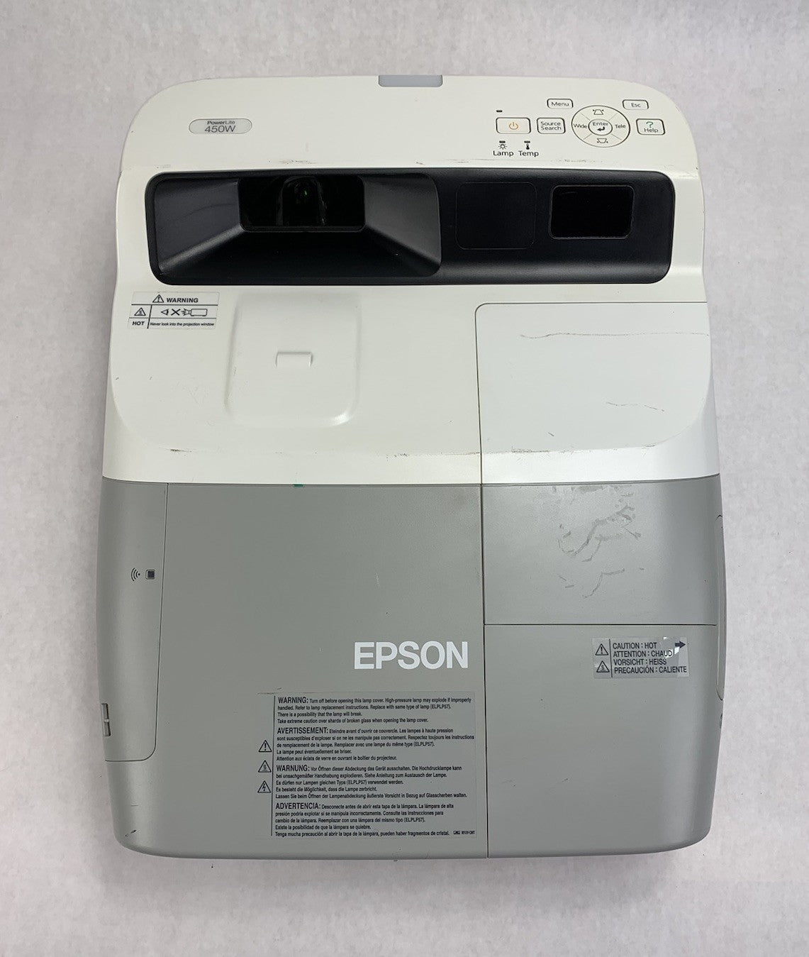 Epson Brightlink H318A LCD Projector 128 Lamp Hours