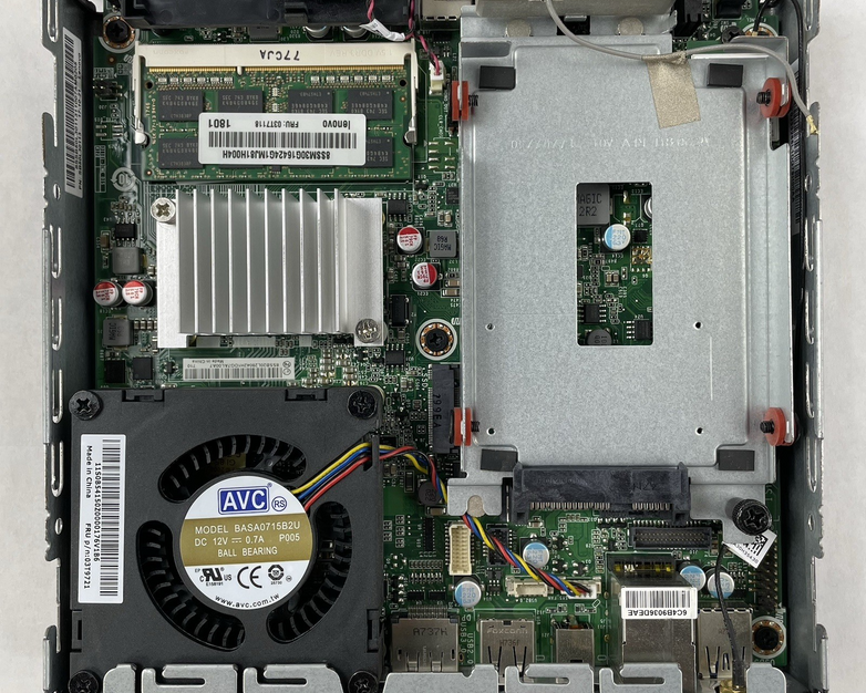 Lenovo ThinkCentre M600 Micro Pentium J3710 1.60 GHz 8 GB RAM No SSD/OS/AC