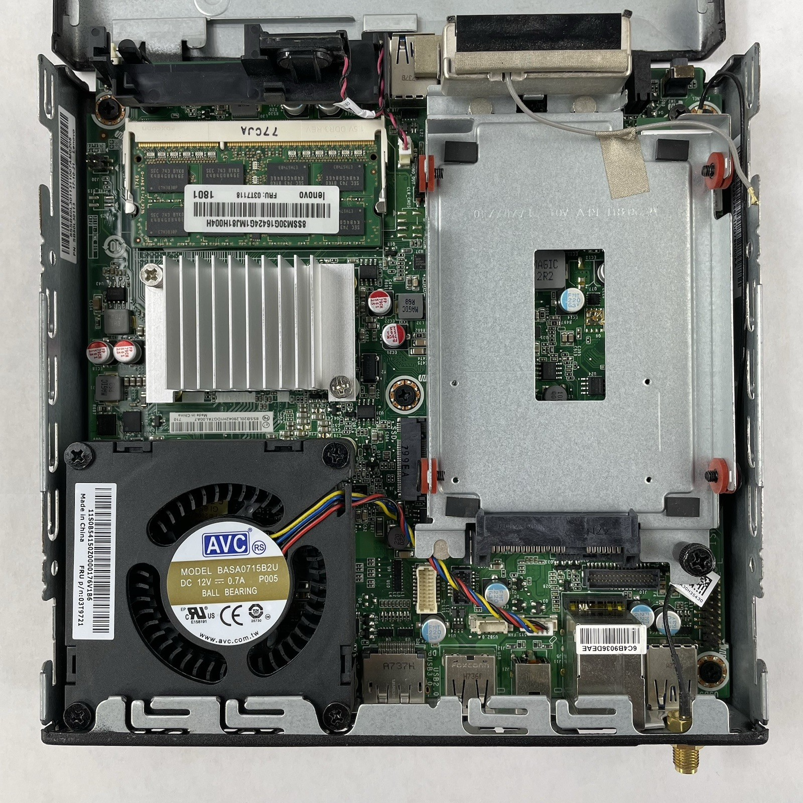 Lenovo ThinkCentre M600 Micro Pentium J3710 1.60 GHz 8 GB RAM No SSD/OS/AC12
