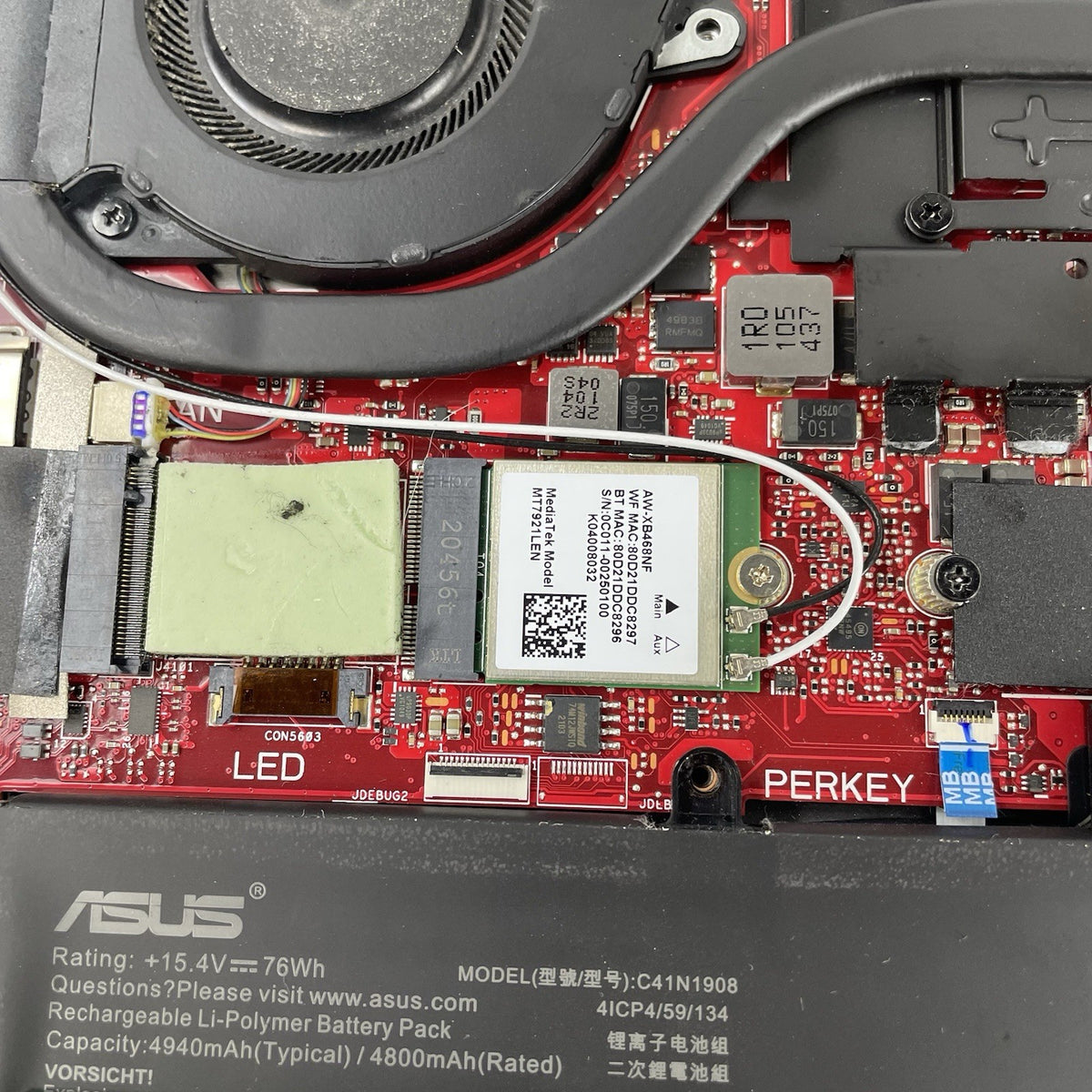 ASUS ROG GA401Q 14" Ryzen 9 5900HS 3.30GHz 16GB RAM RTX 3060 No SSD/OS/AC - READ17