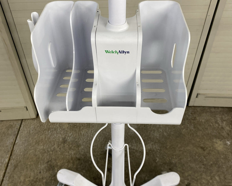 Welch Allyn 4800-60 Mobile Stand Rolling Cart for Vital Signs Monitor 6000Series