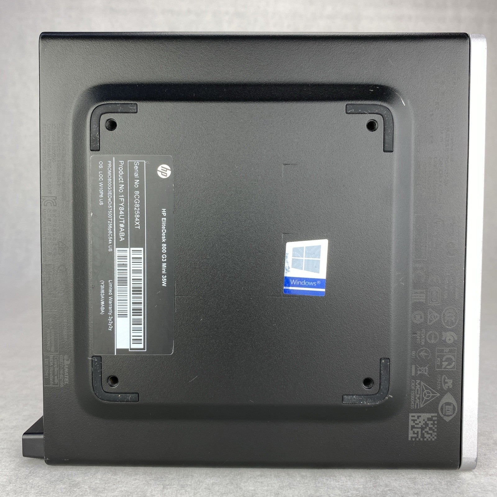 HP EliteDesk 800 G3 Mini 35W 4 Core i5-7500T 2.70GHz 1X8GB RAM WiFi No AC No HDD