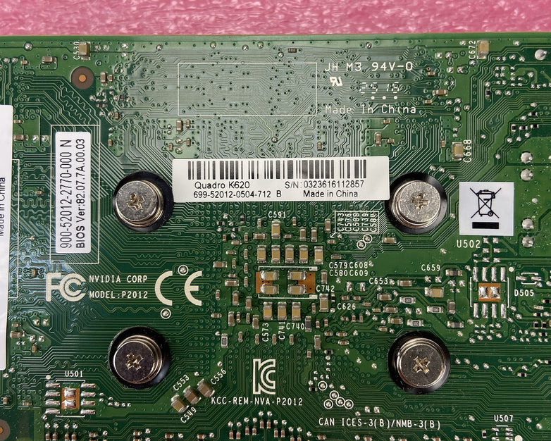 Nvidia Quadro K620 699-52012-0504-712 B PCIe Graphics Card