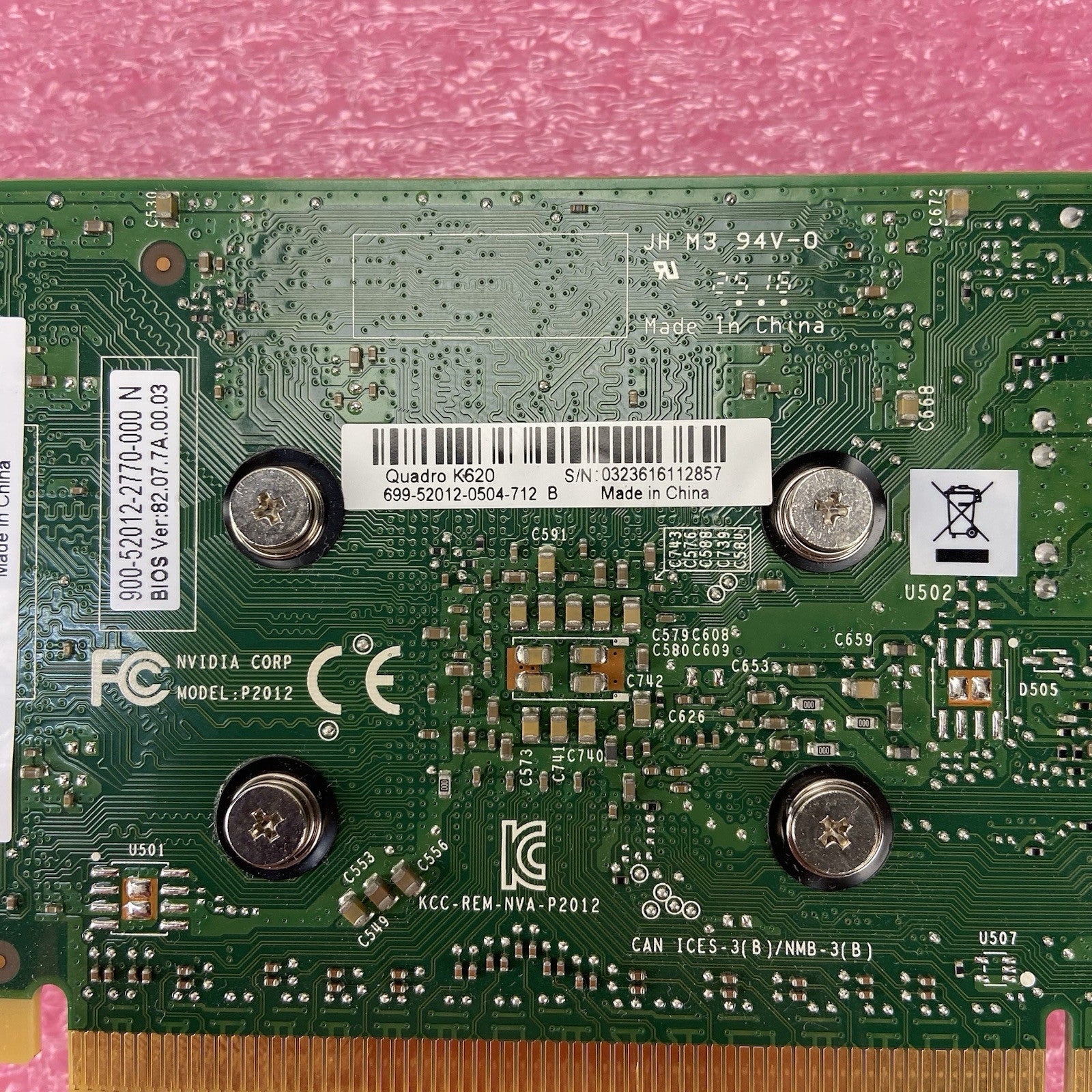 Nvidia Quadro K620 699-52012-0504-712 B PCIe Graphics Card6