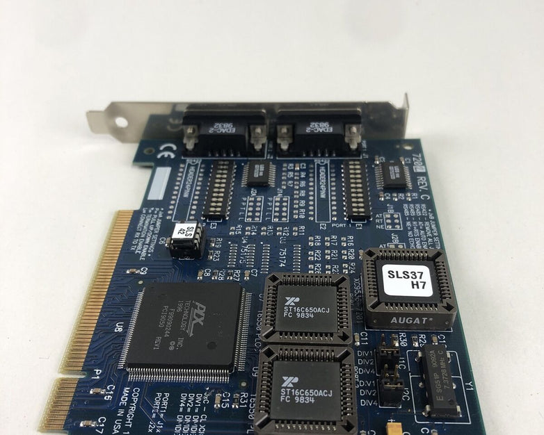 Black Box IC140C-R2 Used Circuit Board Dual Port Serial RS232 Card