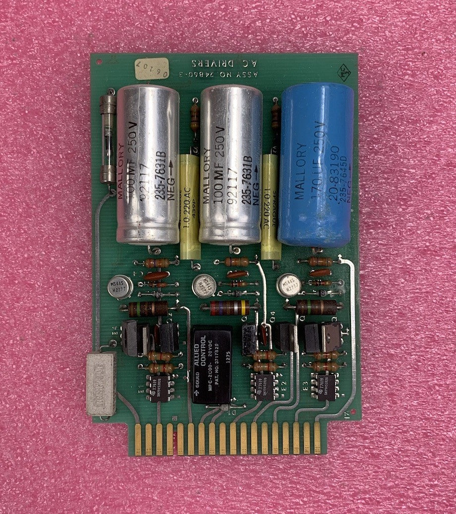 MSI 06107 A.C. Drivers Assy No 24860-3 Card