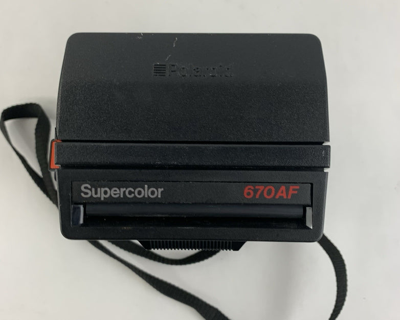 Polaroid 670AF Supercolor Camera - Powers On and Tested