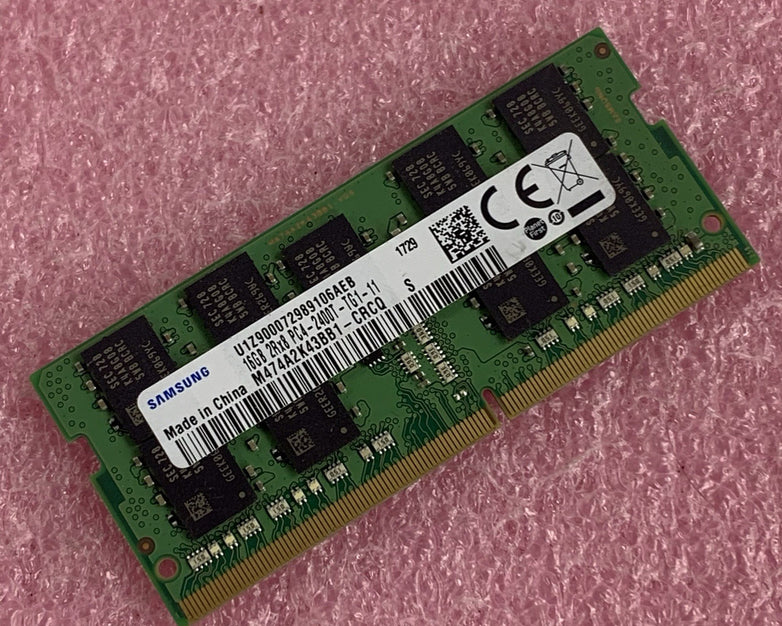 Samsung M474A2K43BB1-CRCQ 16 GB PC4-2400T-TG1-11 SODIMM Laptop Memory Ram