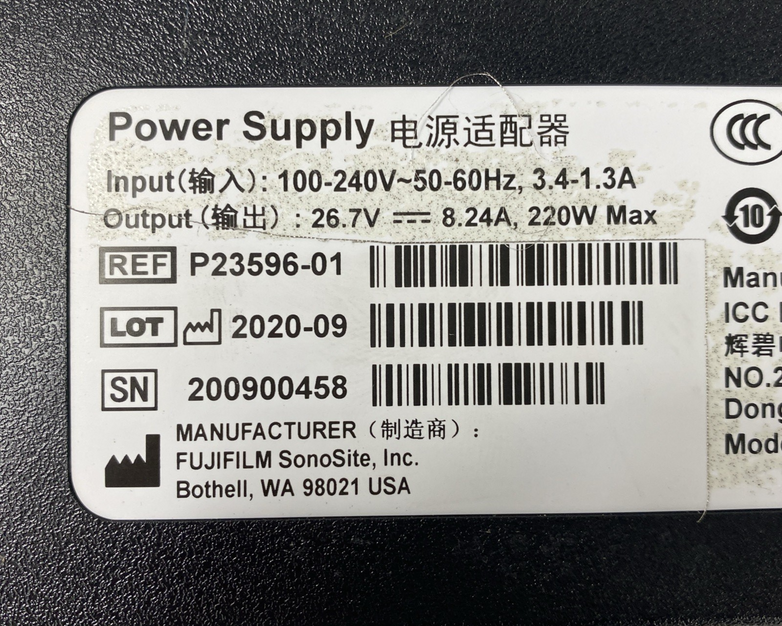 ICC Electronics MWA220027A Rev A 26.7V 8.24A 220W Medical Monitor AC Adapter