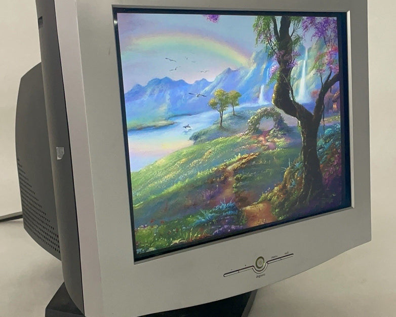 Compaq Color VGA CRT 16" Monitor FS7555 HSTND1P02 For Parts