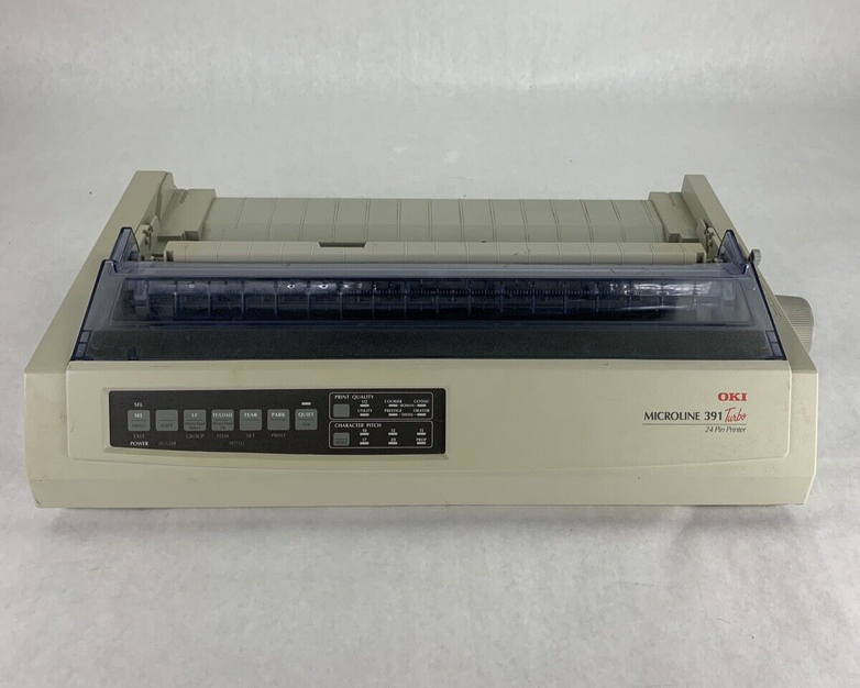 OKI Data Microline 391 Turbo 9 Pin Printer GE7300A For Parts and Repair
